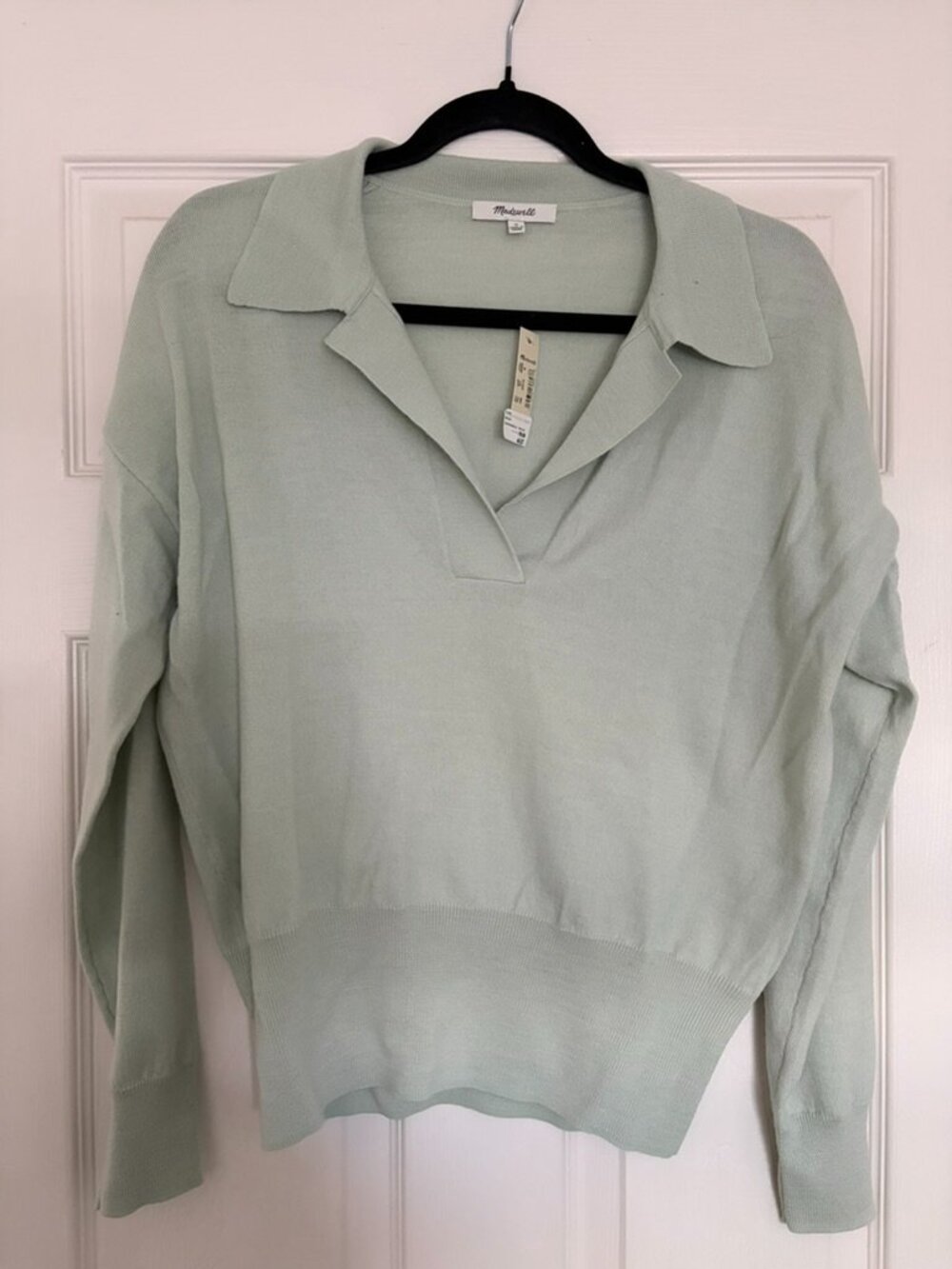 madewell collared sweater